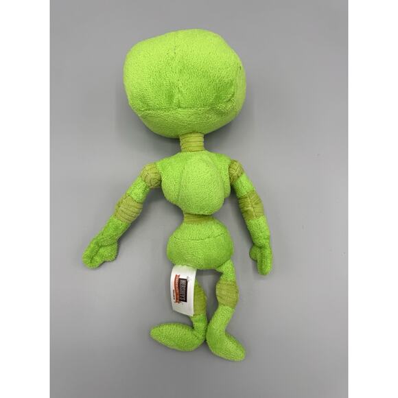 Hershey Chocolate World Park 11” Green Robot Plush Stuffed Souvenir 2013 - Picture 5 of 9